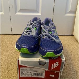 New Balance purple running shoes